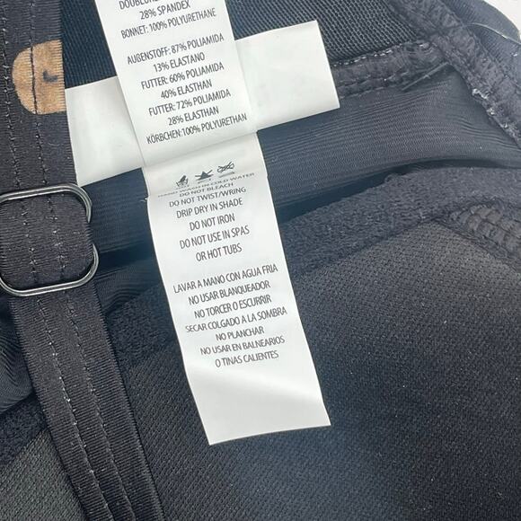 CONTOURS BY COCO REEF Tankini Top Size 10/34D NWT Black Underwire Shapemaker - Picture 14 of 16